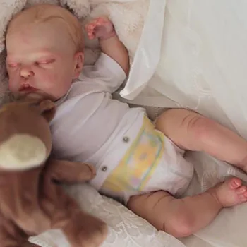 19 inç Yeniden Doğmuş Bebek Kitleri Gerçekçi Bebek Cecily Yumuşak Dokunmatik Boyasız Boş Bebek Parçaları Bonecas Yeniden Doğmuş Bebek Bebek Dıy Kiti