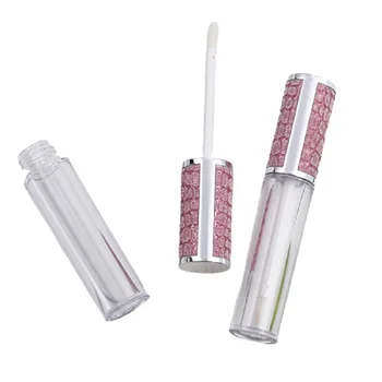 Yeni Boş Dudak Parlatıcısı değnek Tüpü High-end Yuvarlak Dudak Parlatıcısı Tüp Temizle Kozmetik Konteyner Plastik Dudak Parlatıcısı dolum şişesi 30/50 adet