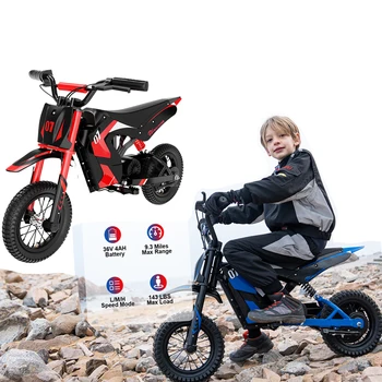 ABD Depo 8kmh 12 kmh 25kmh 3 hız dişliler çocuk elektrikli motosikleti 12 inç 4ah 36v elektrikli motosiklet çocuk motorlu bisikletler