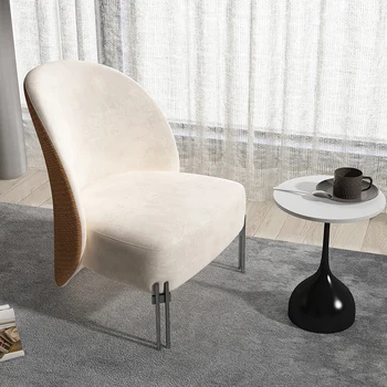 Eğlence İskandinav oturma odası kanepeleri şezlong tek ev kişilik Minimalist yaratıcı tasarım ışık lüks tembel sırtlı sandalyeler