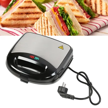 6 in 1 Sandviç Makinesi Çift Taraflı İsıtma Sandviç Makinesi Akıllı Sıcaklık Waffle makinesi Çıkarılabilir Plaka ile 220V AB Tak