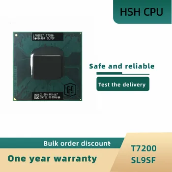 ıntel Core 2 Duo T7200 CPU Soketi 479 (4 M Önbellek/2.0 GHz/667 MHz/Çift Çekirdekli) dizüstü işlemci PGA478
