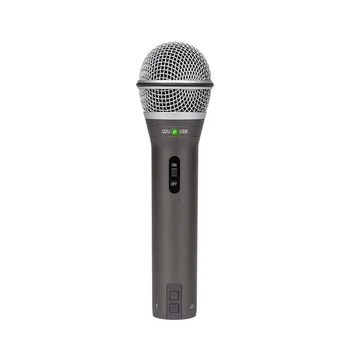 Q2U mikrofon dahili ses kartı dinamik cep telefonu bilgisayar canlı K şarkı çevrimiçi sınıf usb'li mikrofon için sam oğlu
