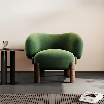 Makyaj Kanepe Oturma Odası Sandalyeleri Salon İskandinav Bireysel Tembel Puf tasarımcıdan sandalye Yatak Odası Okuma Fauteuils De Salon Mobilyaları