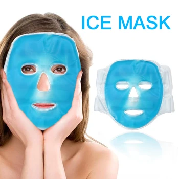 Buz Jel Göz Yüz Maskesi Sıcak Soğuk Terapi Yorgunluk Giderici Uyku Maskesi Baş Ağrısı için Koyu Halkalar Yüz Cilt Bakımı Aracı
