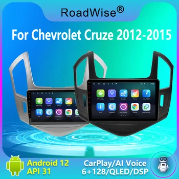 Roadwise 8 + 256 Android 12 Araba Radyo İçin Chevrolet Cruze J300 J308 2012 2013 2014 2015 Multimedya 4G Wıfı GPS DVD 2 DİN Autoradio