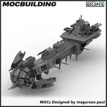 MOC Yapı Taşları Dreadnought Uzay Gemisi Savaş Gemisi Modeli DIY Tuğla Oyuncaklar Monte noel hediyesi Koleksiyonu Hediyeler