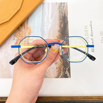 Çok Renkli Çerçeve Moda Gözlük Çerçevesi Erkekler Asetat Retro Tasarımcı Optik Gözlük Miyopi Okuma Kadın Gözlük Çerçevesi 76862