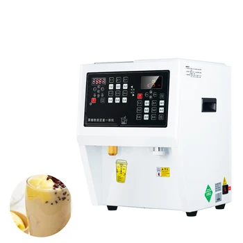 Ticari Toz Kantitatif Fruktoz Kantitatif Makinesi Kreması / Taro / Şeker / Kakao Tozu Dağıtıcı