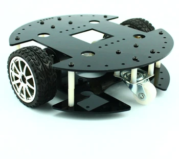 Iki Sürücü Tipi 37B280 Akıllı Araba 37 GB Yavaşlama Motor DIY Kiti Eğlenceli Robot Şasi Modeli