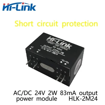 Hi-Link 24V 2W 83mA çıkış AC / DC HLK-2M24 yüksek verimli kısa devre koruması izolasyon güç modülü