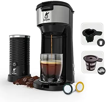Servis Kahve Makinesi ile Uyumlu K-Cup Pod ve Çekilmiş Kahve, Termal Damla çözünebilir kahve Makinesi Kendi Kendini Temizleyen Fonksiyonlu Sütun