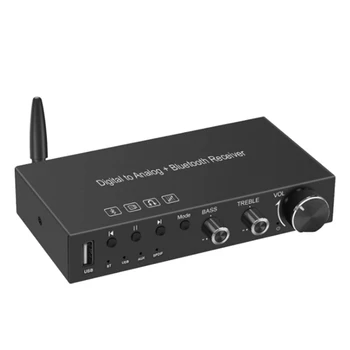 USB 192KHz DAC dijitalden Analoga Dönüştürücü ile kulaklık amplifikatörü Dahili Bluetooth 5.0 Alıcı Müzik Çalar