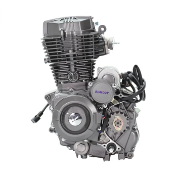 SYMCOT motosiklet motoru 150cc 200cc 250cc CG motor,Tek silindirli 4 zamanlı hava soğutmalı, CG GN için uygun