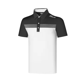 Yaz Golf Giyim Erkekler için Erkekler için spor gömlek Kuru sağlıklı erkek t-shirtü POLO gömlek Golf Giyim