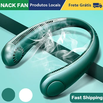 Boyun Fanı Taşınabilir Mini Elektrikli fan Sessiz Boyun Bandı FAN Mijia USB Şarj Edilebilir Bladeless Fan Spor Soğutma Klima