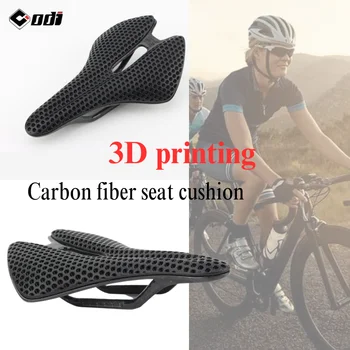 ODI Yol Bisikleti 3D Baskı Yastık MTB İçi Boş Ultra hafif Yarış Tam Karbon Koltuk Paketi Sürme Eyer Yastık