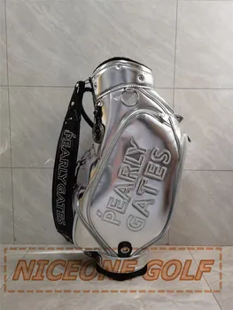 GOLF çantası yeni üç renk PU su geçirmez parlak deri Golf çantası erkekler ve kadınlar için açık spor eğlence