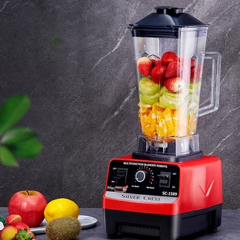 2.5 L Mutfak Blender Kırma Makinesi Profesyonel Ticari Mikser Sıkacağı 32000rpm Hız Değirmeni Buz Smoothies Kahve Makinesi