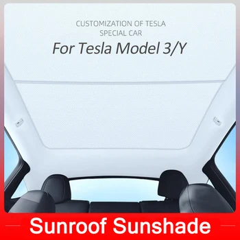 tesla Modeli 3 Model Y Sunroof güneşlik çatı penceresi güneş taşınabilir Gölgeleme güneş tavan camı Sunvisor korumak formu ışık