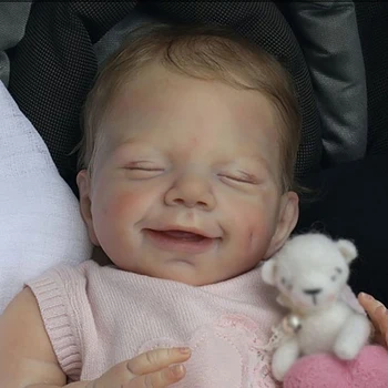 11 İnç Yeniden Doğmuş Bebek Kiti Mini Nisan Yumuşak Vinil Vücut Bebek Bebek Kiti Boyasız Boş Bebek Parçaları El Yapımı Yeniden Doğmuş Bebek Bebek Kiti
