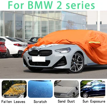 BMW 2 serisi için Su Geçirmez araba kapakları süper güneş koruma toz Yağmur araba Dolu önleme otomatik koruyucu
