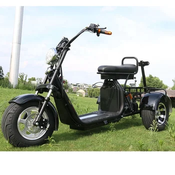 Kapasite Güçlü Uzun Menzilli Ucuz Hareketlilik Trikes 3 Tekerlekler Golf Elektrikli Üç Tekerlekli Bisiklet Citycoco Scooter