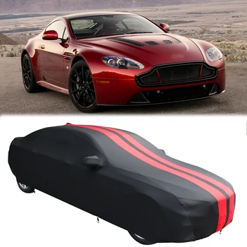 Araba Tam Kapak Streç Leke Toz Geçirmez Kapalı Dayanıklı UV Koruma Spor Araba Aston Martin İçin DB9
