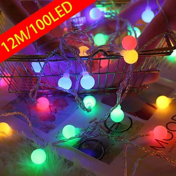 3m / 6m/10m/12m Led peri ışıkları USB/pil gücü Garland noel / Yeni yıl Festoon LED ışık zinciri ev dekorasyon için