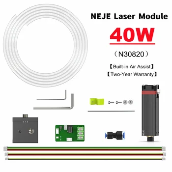 NEJE Lazer modülü hava yardımcı kesme oyma mavi ışık TTL / PWM kontrol CNC lazer 450nm profesyonel sürekli DIY