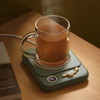 220V Akıllı Fincan ısıtıcı Kahve kupa ısıtıcı Elektrikli Sıcak Plaka Süt Çay Gıda Isıtma Coaster 3 Dişli isıtma pedi Sıcak Çay Makineleri