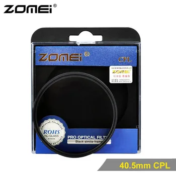 Orijinal Zomei 40.5 mm Profesyonel Optik CPL Dairesel Polarize Polarize Filtre Canon Nikon Sony Pentax DSLR Kamera lens için