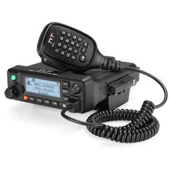DMR Dijital Mobil araç Telsiz Radyo TYT MD9600 50W çift bantlı GPS Araç Üstü MD-9600