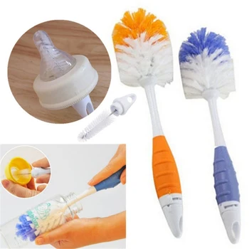 Biberon Fırçaları Temizlik için Çocuklar Süt Besleme Şişe Meme Emzik Meme Emzik Tüp Temizleme fırça setleri