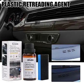 Araba Plastik Yenilenmiş Temizleyici İç Parçaları Parlatma Kristal Ajan Pano Restorasyon Kaplama Korumak Kaplama Gl S6a0