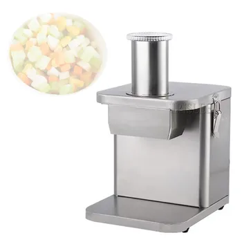 Elektrikli Sebze Meyve Dilimleme Makinesi Havuç Turp Patates Salatalık Küp Kesme Makinası Gıda Parçalayıcı