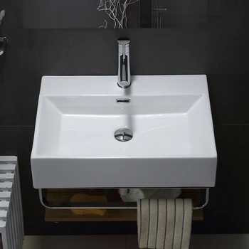 Lüks beyaz seramik duvara asılı lavabo lavabo seramik lavabo lavabo kaseleri banyo için