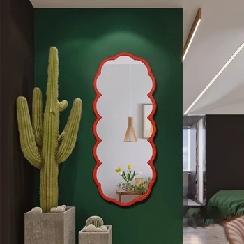 Selfie Özel Düzensiz Dekoratif Ayna Makyaj Büyük Tam Vücut Dekoratif Ayna duvar dekorasyonu Chambre seramik karo YX50DM