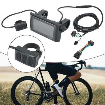 E-bike SW900 lcd ekran Hız Kontrol Paneli 24-60V 5 / 6pin Adaptör Kablosu Elektrikli Scooter Bisiklet lcd ekran Bisiklet Aksesuar