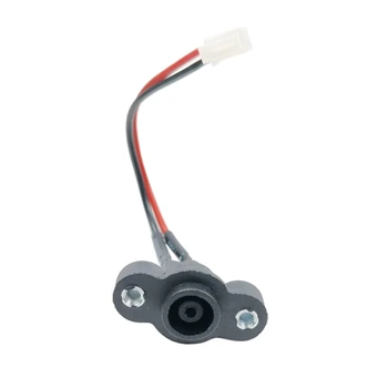 Elektrikli Scooter Güç Şarj Kablosu Kablosu Scooter şarj portu İçin Xiaomi Ninebot ES1 ES2 ES3 ES4